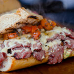 French dip steak sandwic