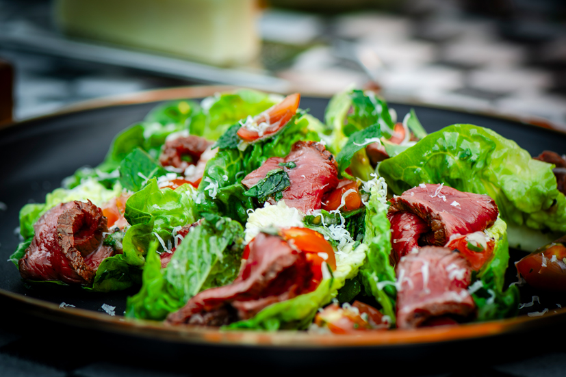 Steak salade met Thaise dressing