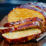 Kipgehaktbrood met Knoflook en Parmezaan