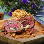 Gevulde bavette met krokante korst