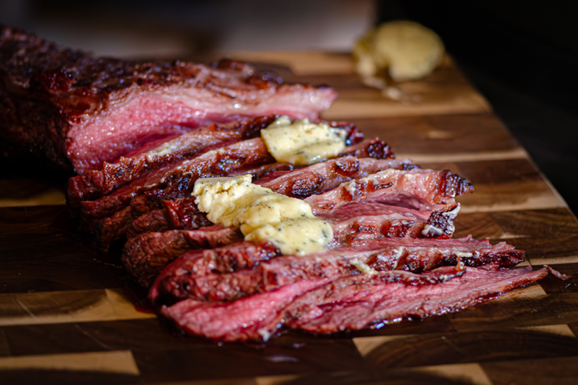 Picanha reverse sear met espresso-rub